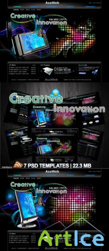 Creative innovation Templates PSD Nr.154