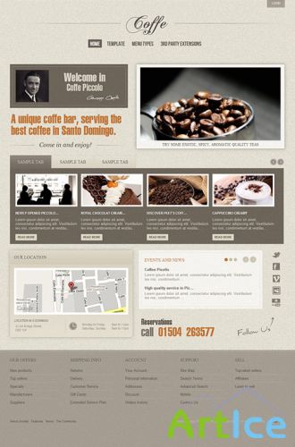 Gavick Coffe V1.0.1 template J1.5