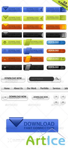 Buttons Pack - GraphicRiver