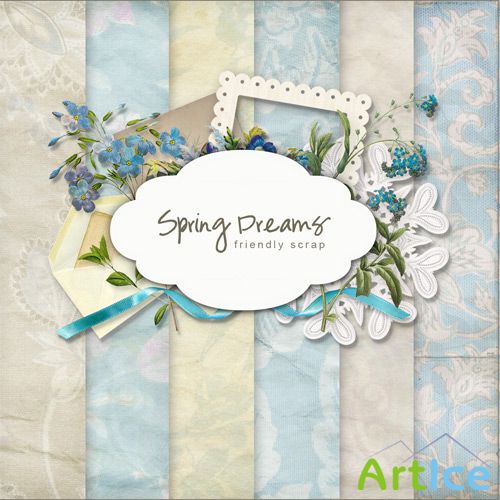 Scrap-set - Spring Dreams