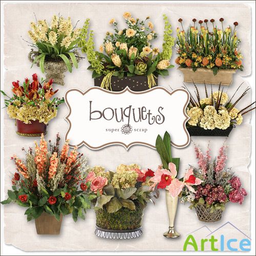 Scrap-kit - Bouquets #5