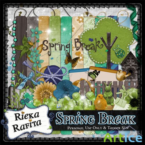 Scrap-set - Spring Break