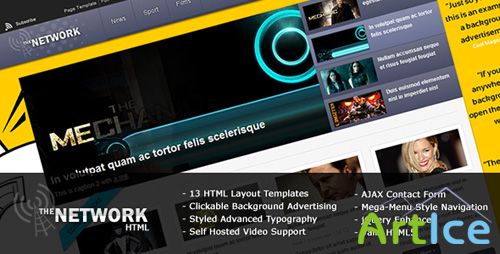 ThemeForest - The Network - Magazine HTML Template - Rip