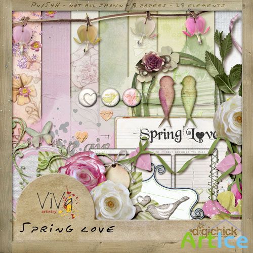 Scrap-set - Spring Love