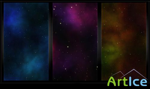 Tileable Classic Nebula Space Website Backgrounds