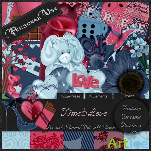 Scrap-set - Time4Love