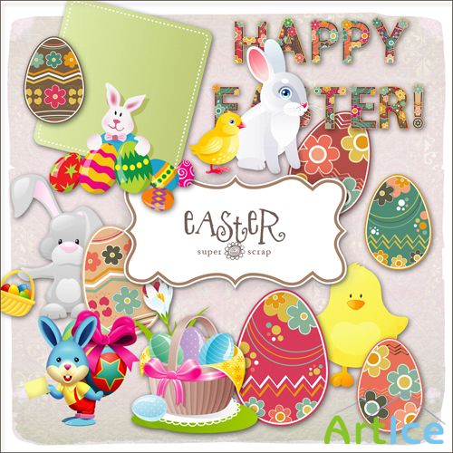 Scrap-set - Easter #2