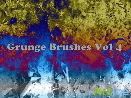 Grunge Brushes for Photoshop Vol. 4