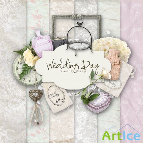 Scrap-set - Wedding Day