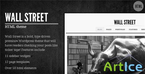 ThemeForest - Wall Street HTML Theme - Rip