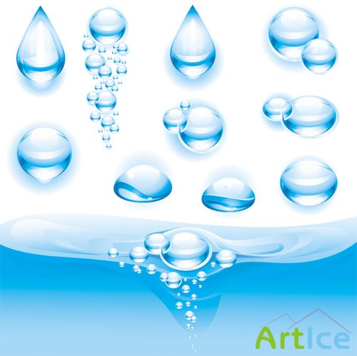 Drops Vector