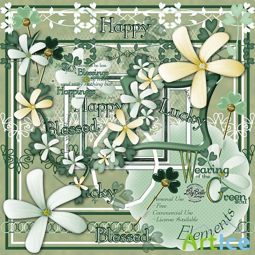 Scrap-kit - Lily Belle - Elements