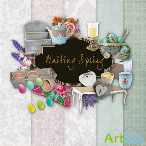 Scrap-set - Waiting Spring