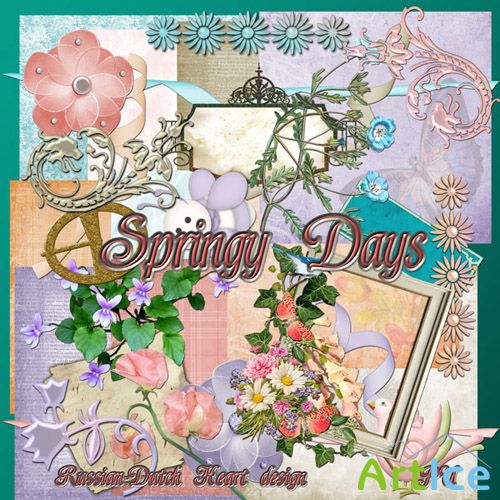 Scrap-set - View Spring Days