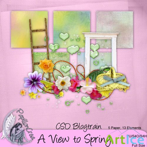 Scrap-set - A View To Spring #2