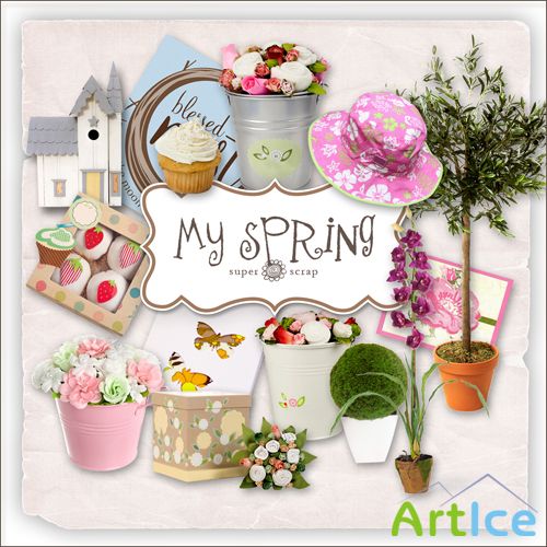 Scrap-kit - My Spring Elements