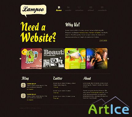 Web Design Company CSS Free Website Template