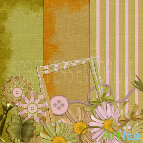 Scrap-set - Shabby Chic