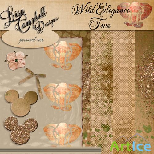 Scrap-set - Wild Elegance 2