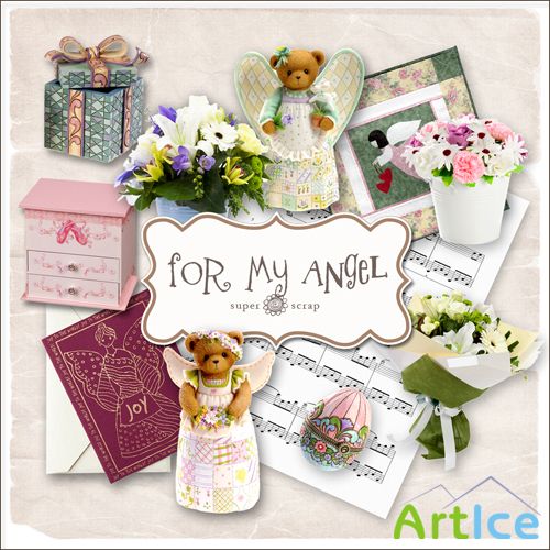 Scrap-kit - For My Angel Set