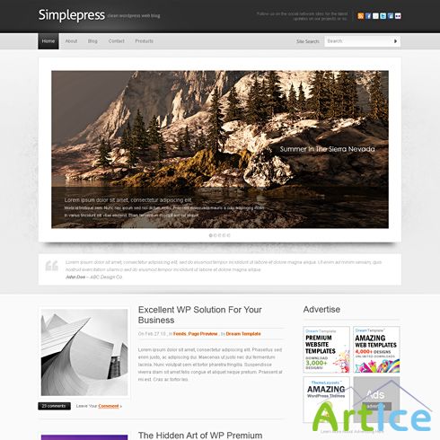 Dynamic CSS Templates - Simplepress