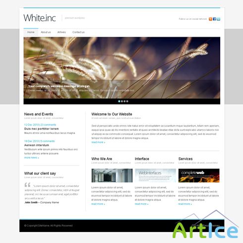 Dynamic CSS Templates - Whiteinc