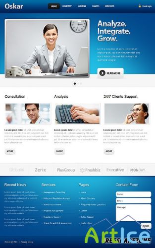 Oskar Template(Joomla 1.5)