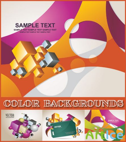 Color Backgrounds - Stock Vectors