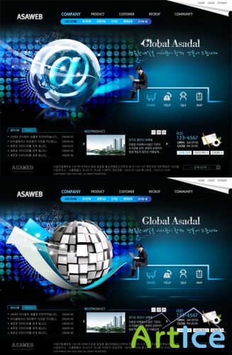 Business Templates PSD Nr.168