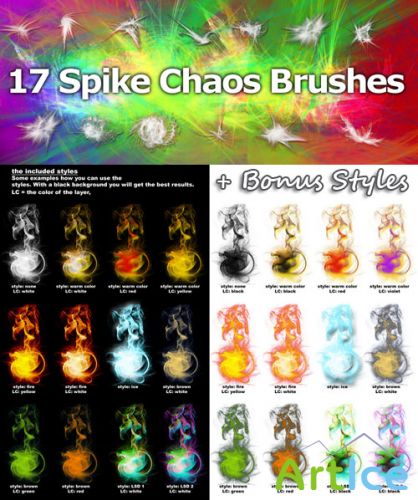 17 Spike Chaos Brushes