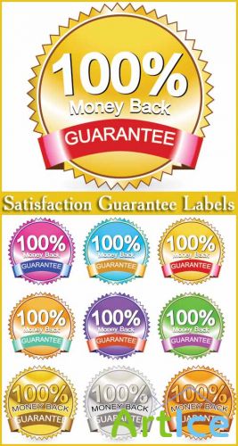 Satisfaction Guarantee Labels - Stock Vectors