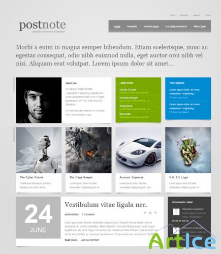 GK Postnote v2.0.13 for Joomla 1.5 and v1.1 for Joomla 1.6