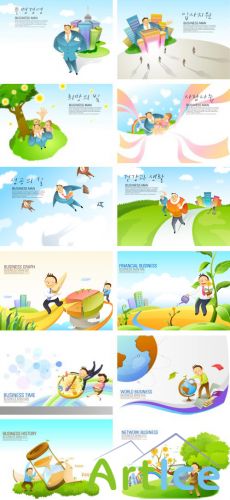 VitaminD 015 Special Illust 122xAI Backgrounds, Icons & Illustrations