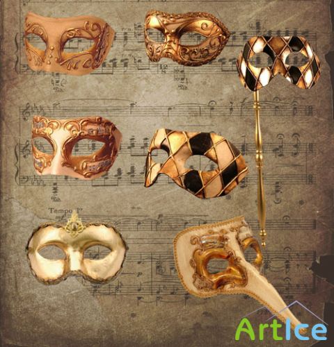 Music Themed Masks Pack