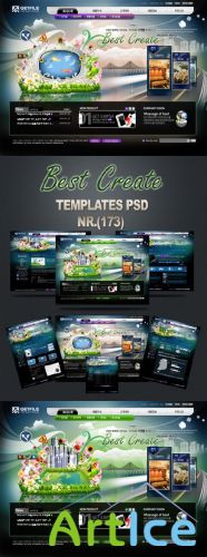 Best Create Black Templates PSD