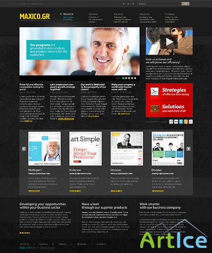 Maxico Free Gr Website Template