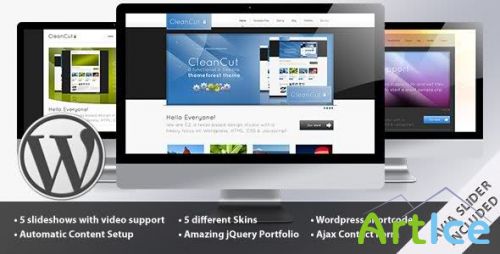 CleanCut - Business and Portfolio Wordpress Theme