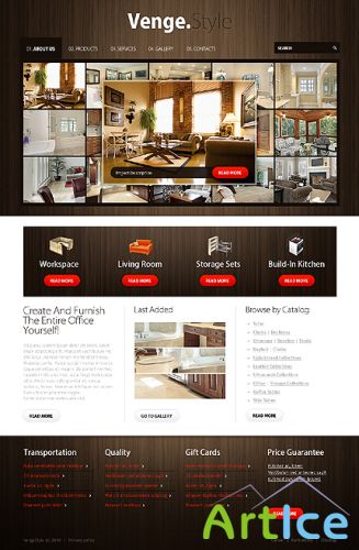 Venge Style Free Website Template