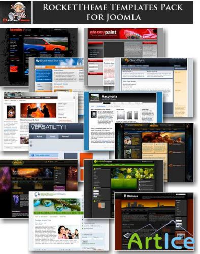 Rocket Theme Templates Pack for Joomla