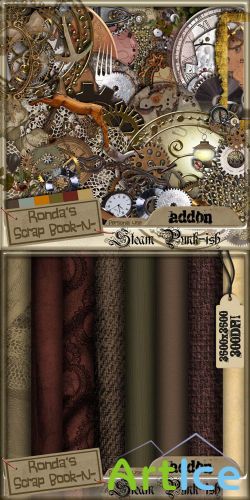 Scrap-set - Ronda Steampunk