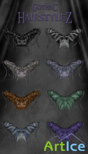 PNG Cliparts - Gothic Hairstylez