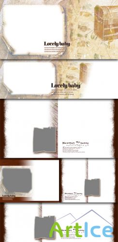 Scholarly family photo album template