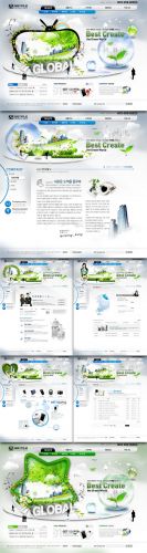 Global Internet PSD Web Templates