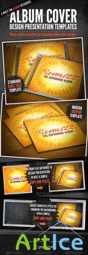 Album Cover CD Mock-Ups (GraphicRiver)