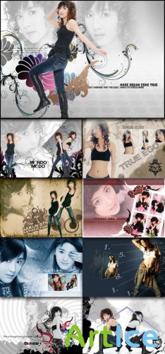 Beautiful photo album templates Temptation