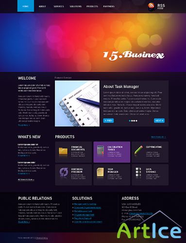 15 Businex Free Website Template