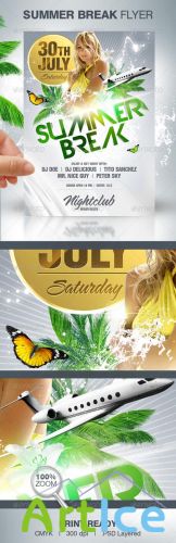 Summer Break Party Flyer - GraphicRiver