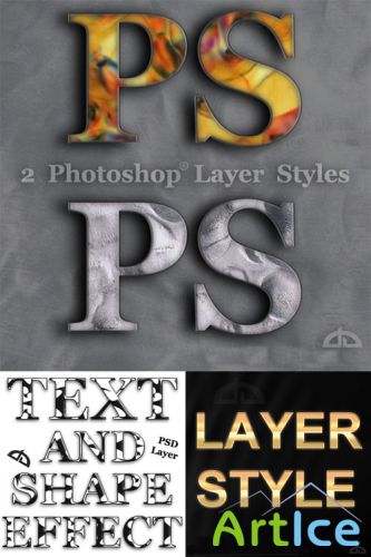 Colorful Photoshop Styles for Text