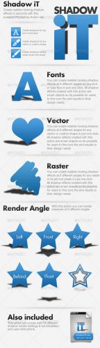 GraphicRiver Shadow iT - Shadow Creator Actions Pack