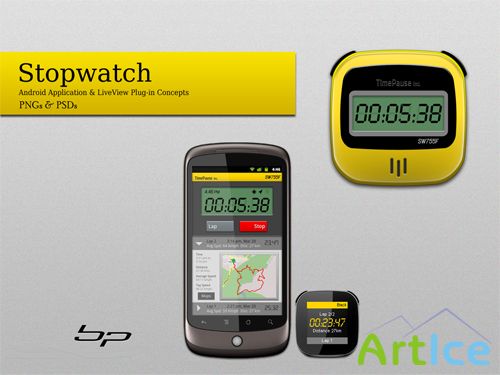 Android: Stopwatch App Concept